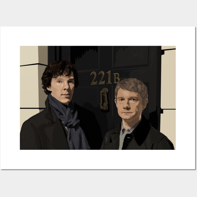 "221B" Wall Art by jomorley